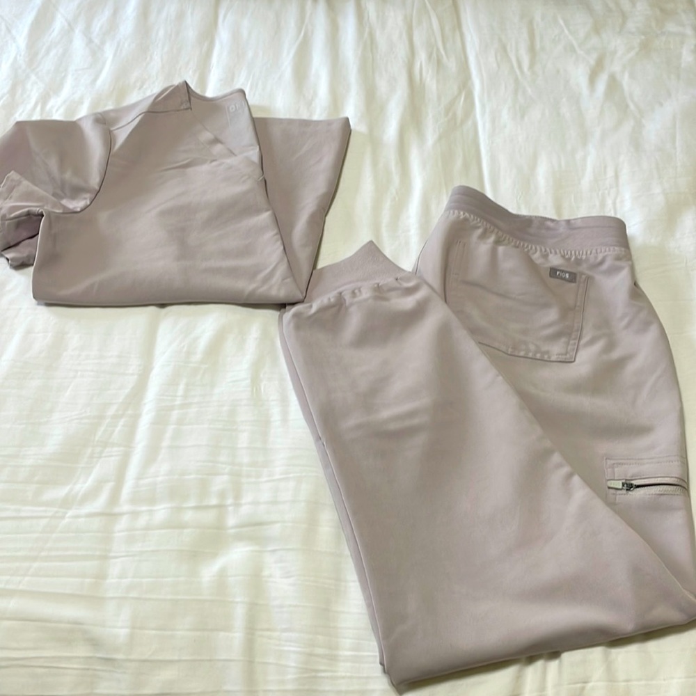 Figs Slate scrub set M